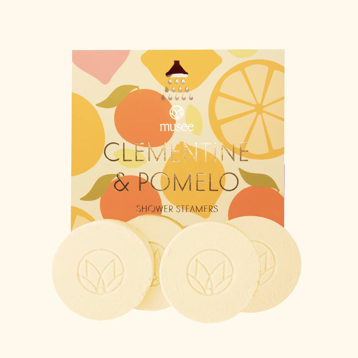 Musee | Clementine & Pomelo Shower Steamers