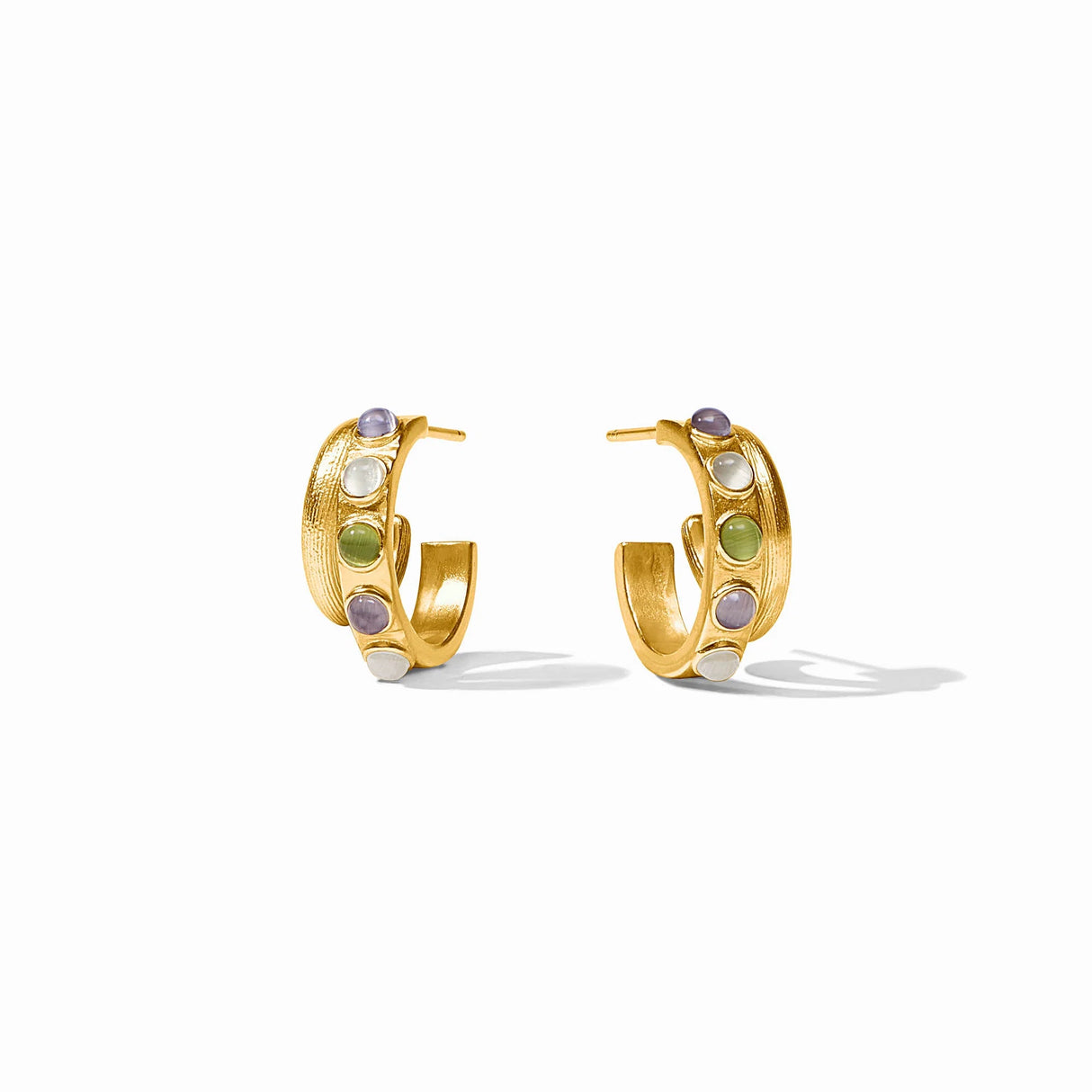Julie Vos | Cobblestone Double Hoop