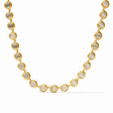 Julie Vos | Cobblestone Tennis Necklace - Ivory Cat's Eye