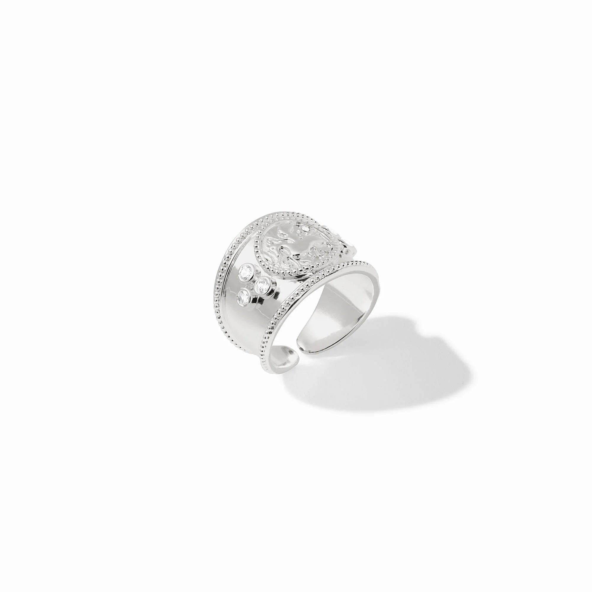Julie Vos | Coin Crest Ring - Silver