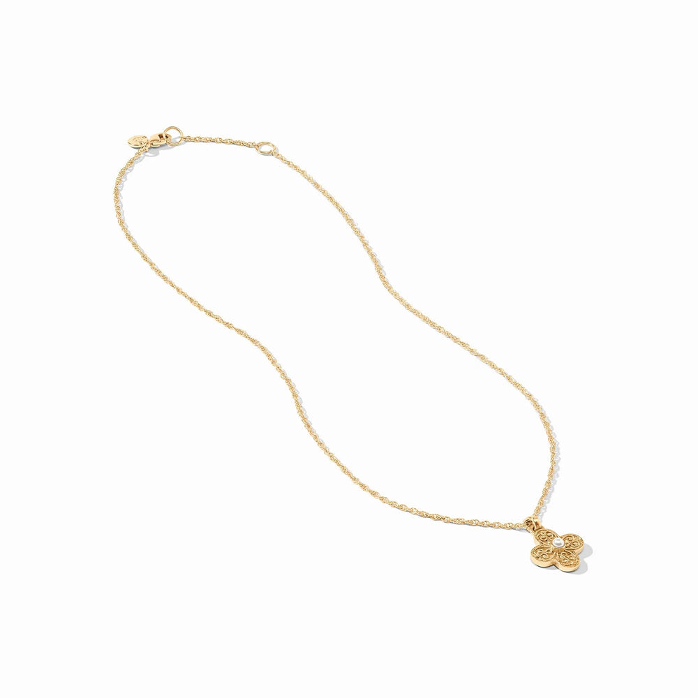 Julie Vos | Malta Corinth Delicate Necklace in Pearl