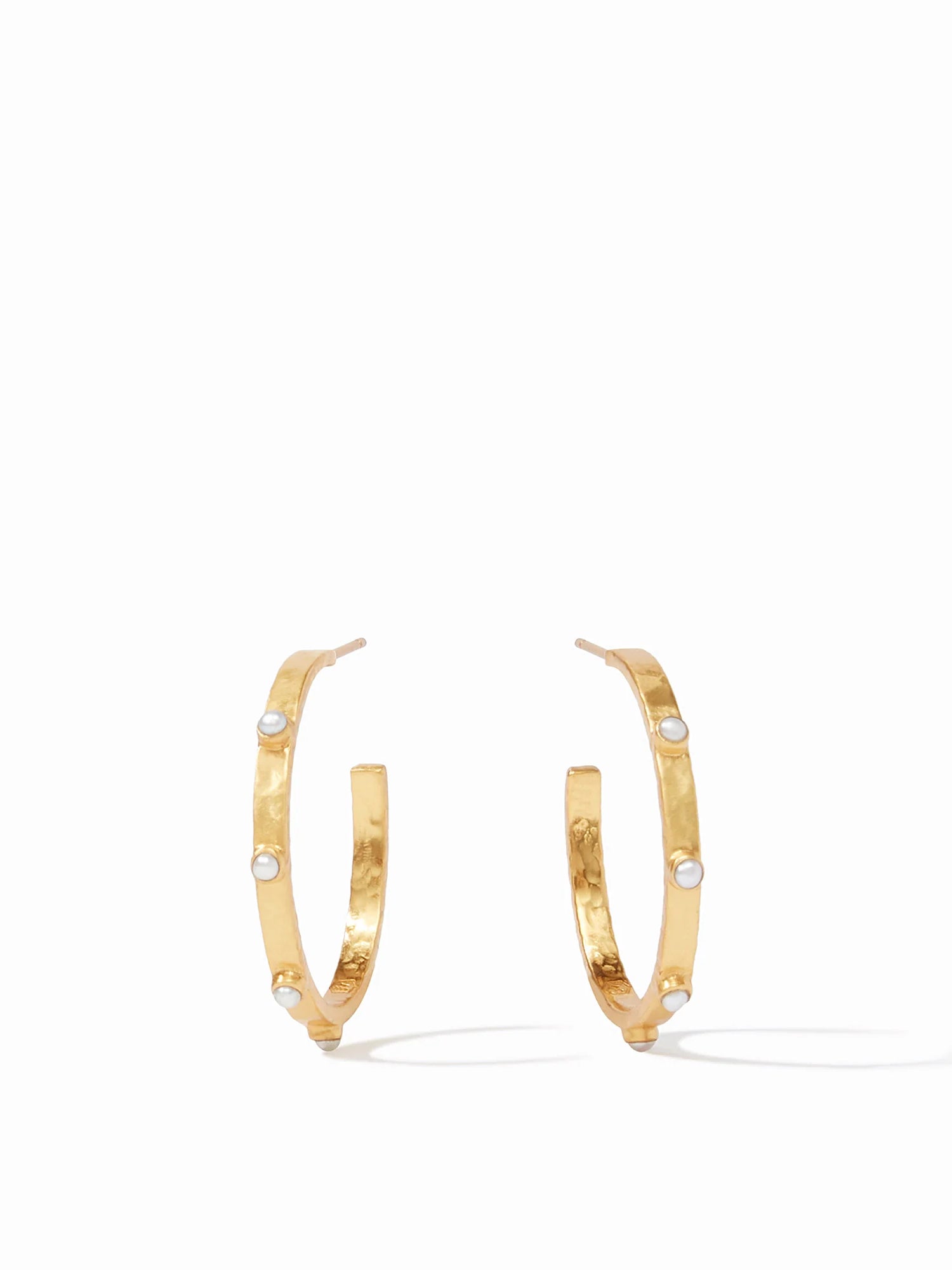 Julie Vos | Crescent Stone Hoop