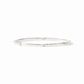 Julie Vos | Crescent Stone Bangle - Silver