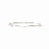 Julie Vos | Crescent Stone Bangle - Silver