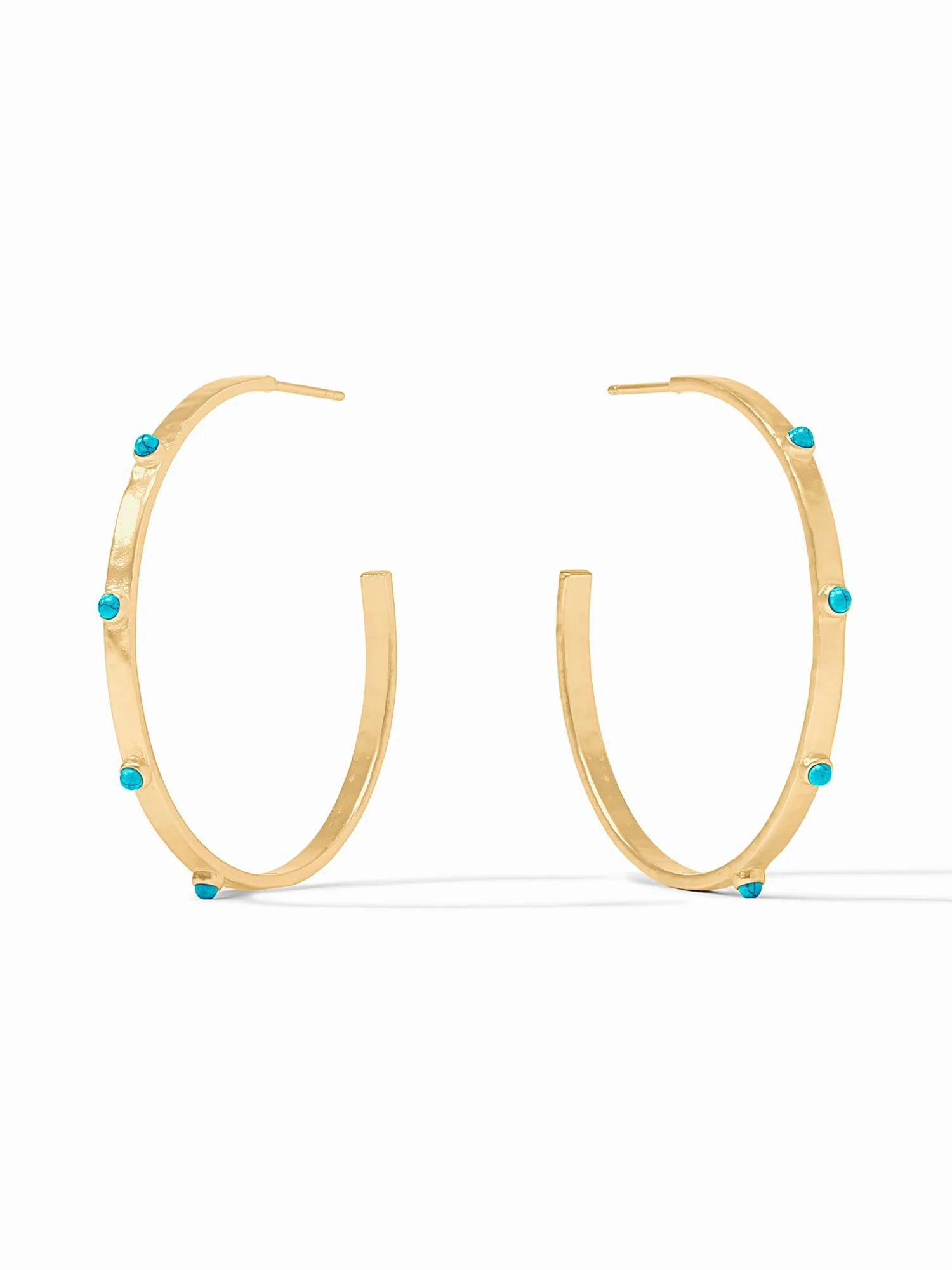 Julie Vos | Crescent Stone Hoop