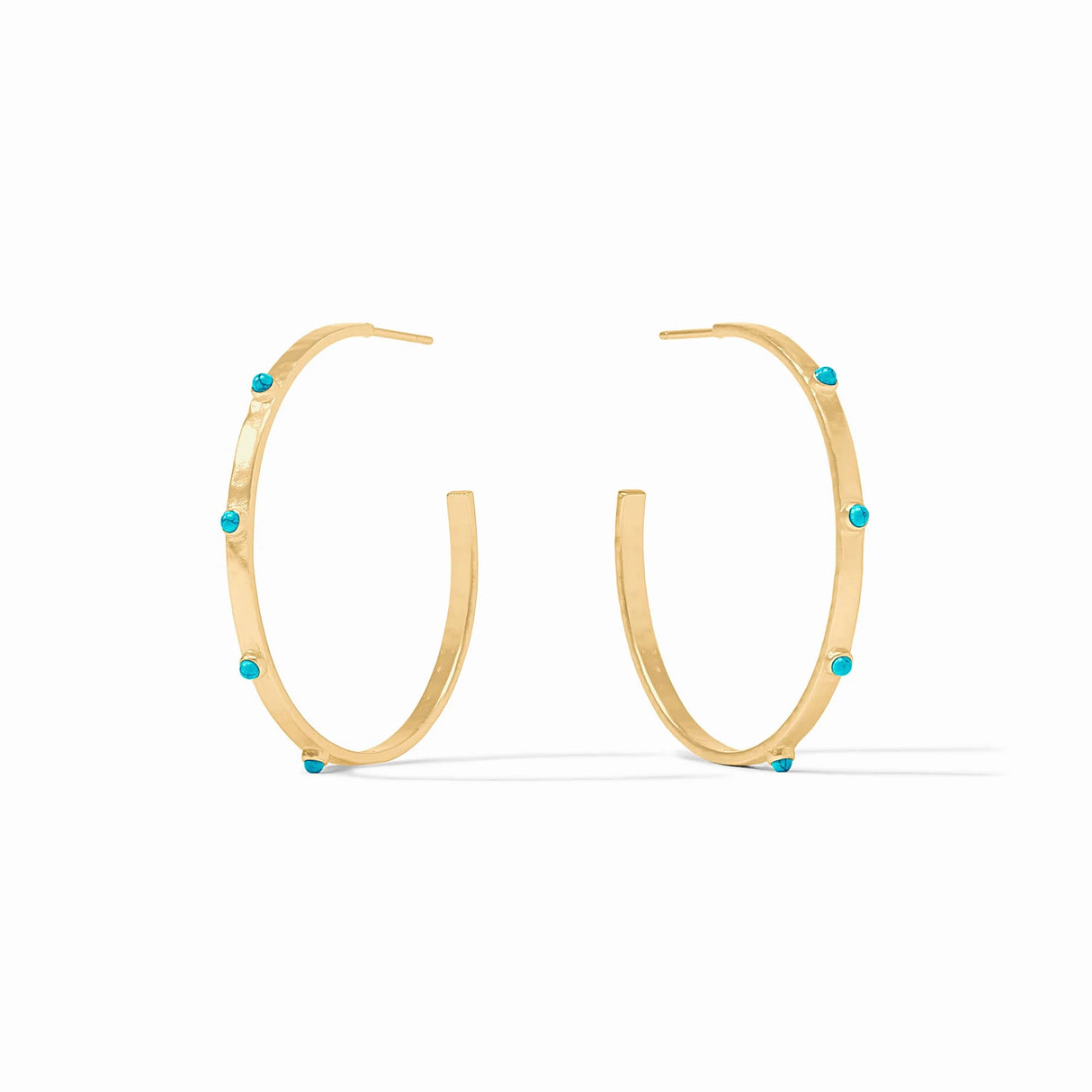 Julie Vos | Crescent Stone Hoop
