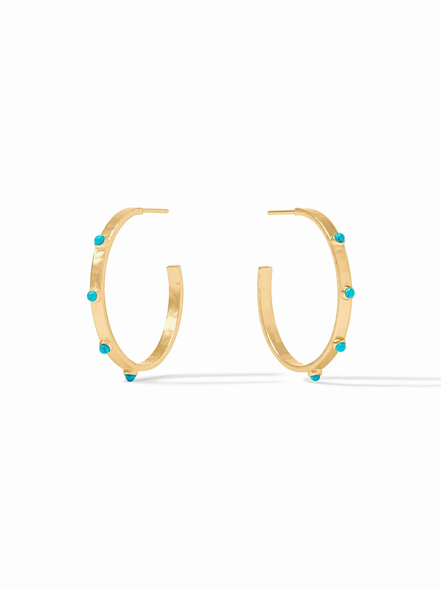 Julie Vos | Crescent Stone Hoop