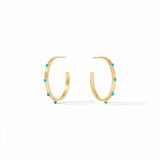 Julie Vos | Crescent Stone Hoop