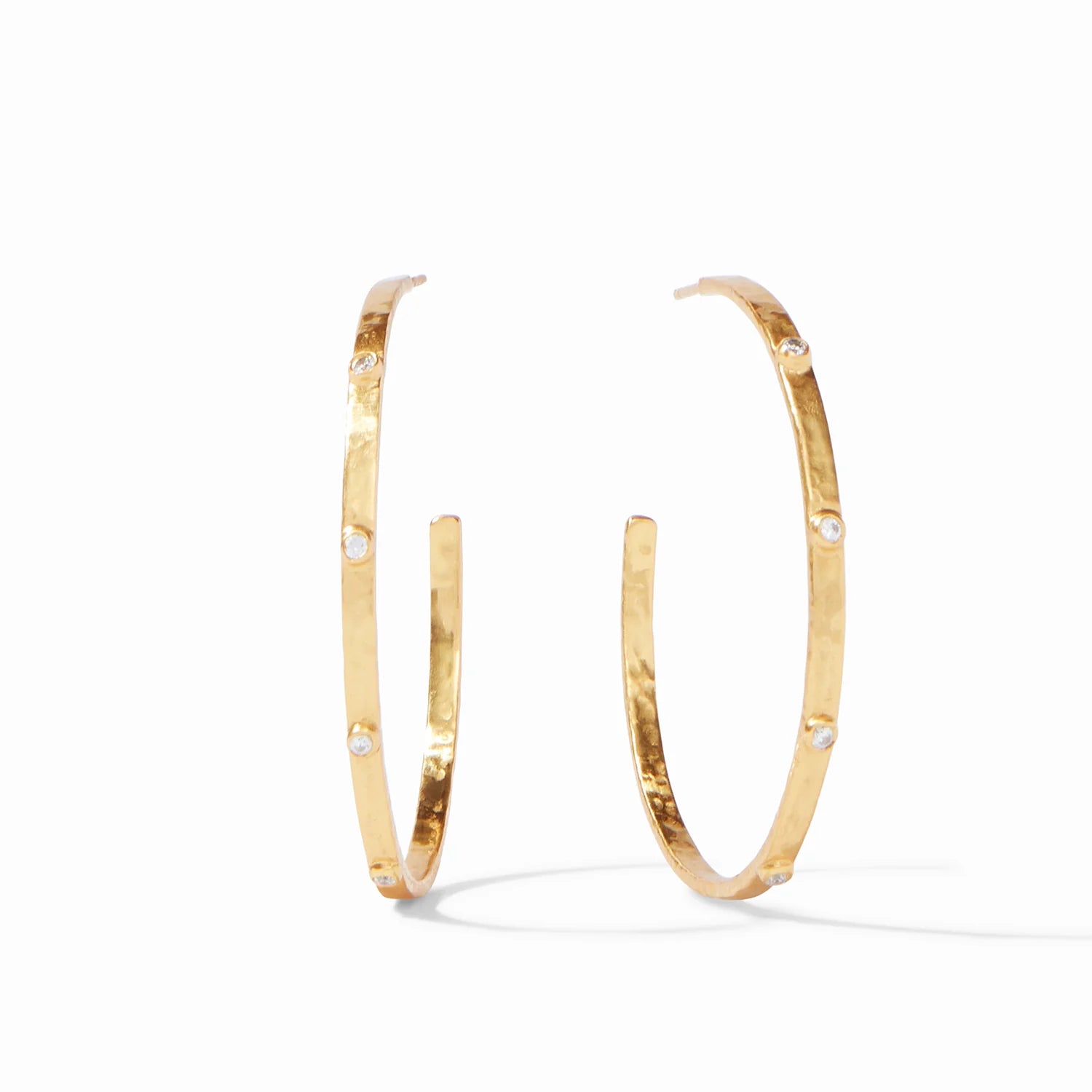 Julie Vos | Crescent Stone Hoop