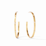 Julie Vos | Crescent Stone Hoop