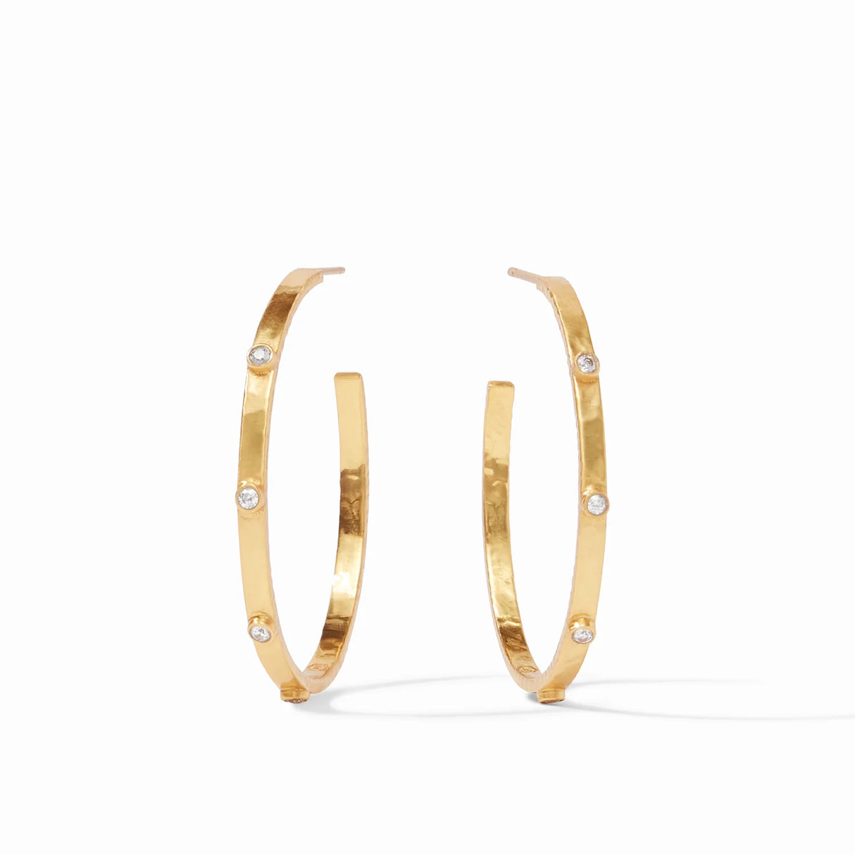 Julie Vos | Crescent Stone Hoop