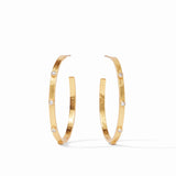 Julie Vos | Crescent Stone Hoop