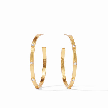 Julie Vos | Crescent Stone Hoop