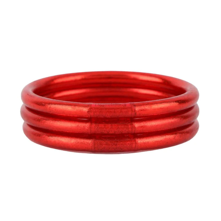 BuDhaGirl | Crimson All Weather Bangles® (AWB®) - Serenity Prayer