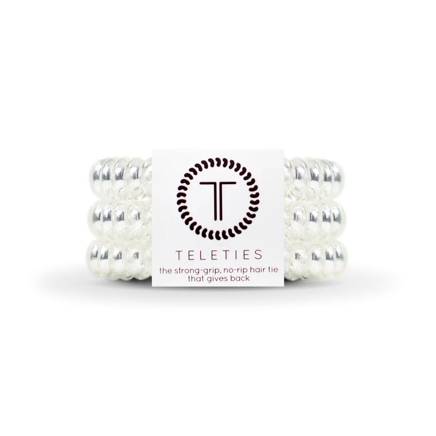 Teleties | Crystal Clear Large Hair Ties