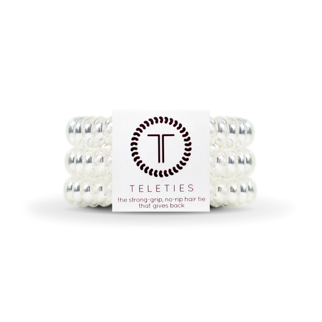 Teleties | Crystal Clear Large Hair Ties