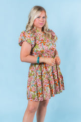 The Muted Fall Mini Dress
