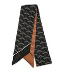 Madison's Exclusive | Arrow Pattern Twilly Scarf