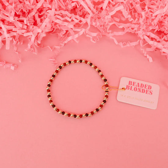 Beaded Blondes | Demi Bracelet In Brown