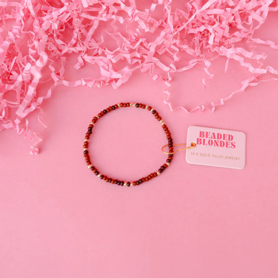 Beaded Blondes | Espresso Sprinkle Bracelet