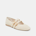 Dolce Vita | Baylee Ballet Flats Bone Perforated Suede