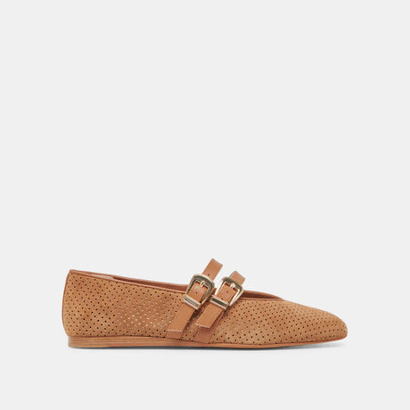 Dolce Vita | Baylee Ballet Flats Pecan Perforated Suede