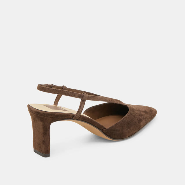 Dolce Vita | Ginay Heels Dk Brown Suede