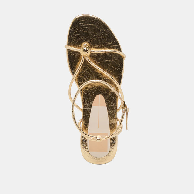 Dolce Vita | Kenley Sandals Gold Leather