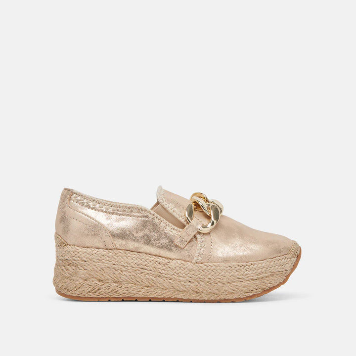 Dolce Vita | Jhenee Espadrille - Light Gold Nubuck