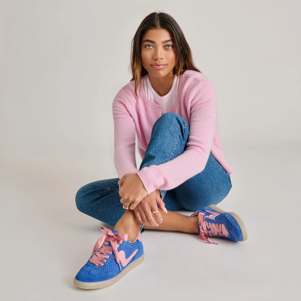 Dolce Vita | Notice Mesh Sneakers Royal Blue Woven Mesh