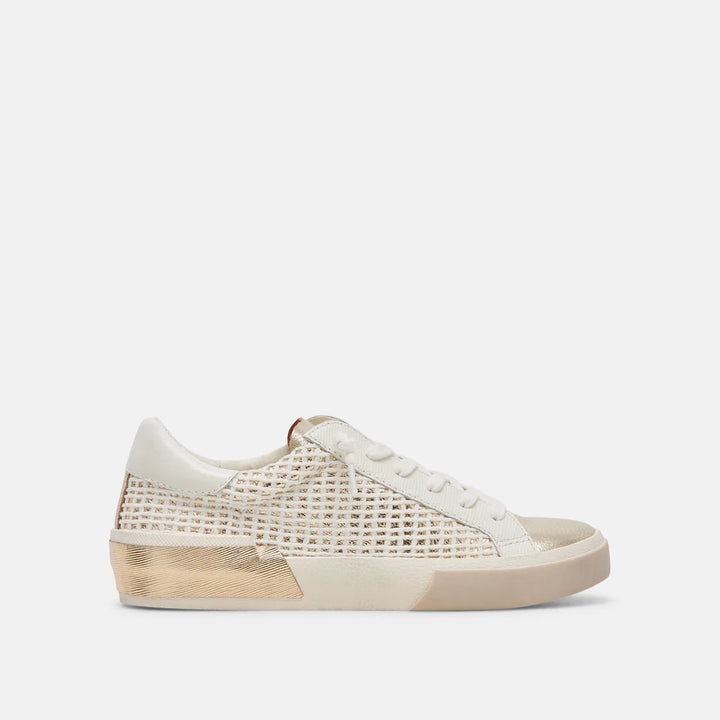 Dolce Vita | Zina Shoes - Bone/Gold Woven