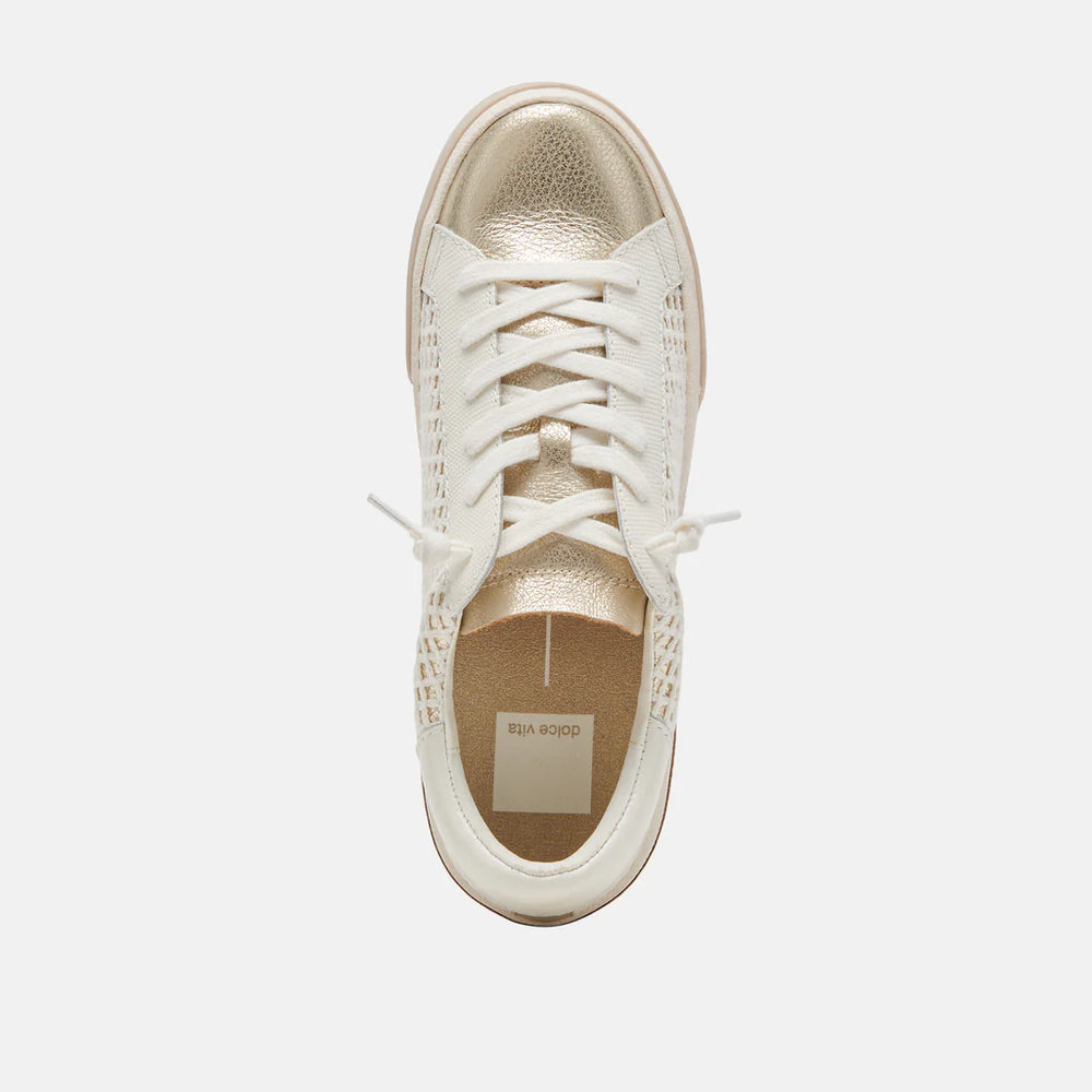 Dolce Vita | Zina Shoes - Bone/Gold Woven