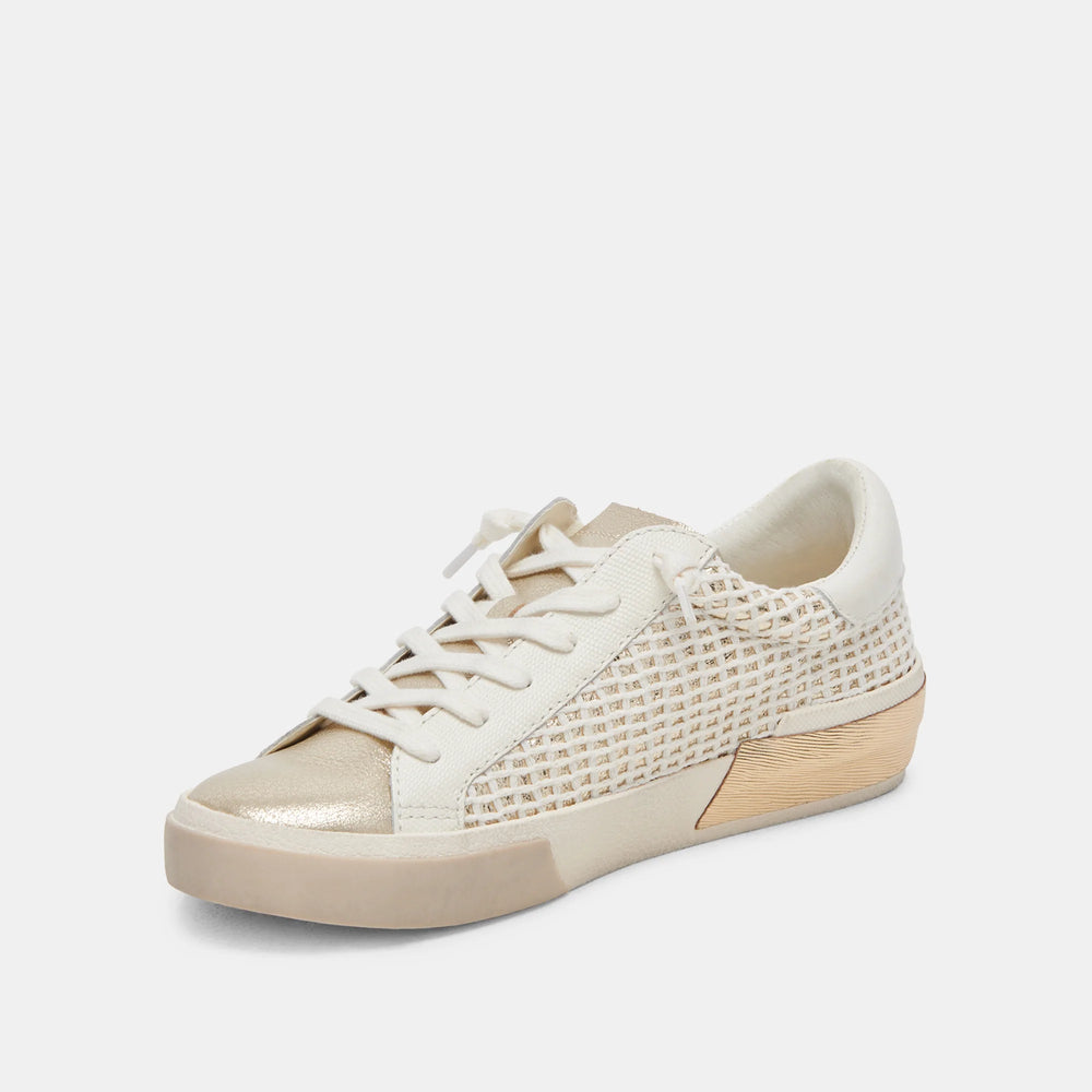 Dolce Vita | Zina Shoes - Bone/Gold Woven