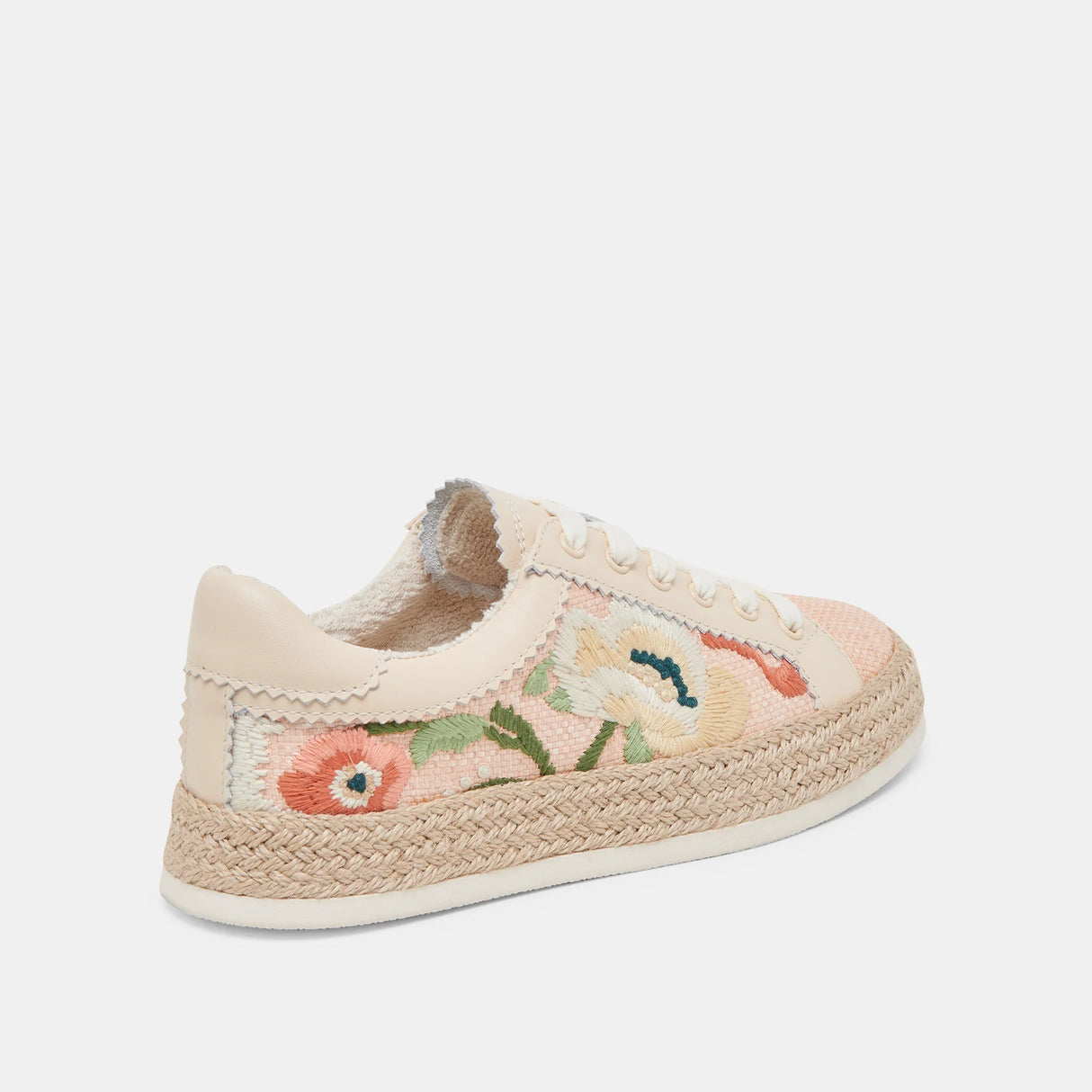 Dolce Vita | Azalia Sneakers Pink Floral Raffia