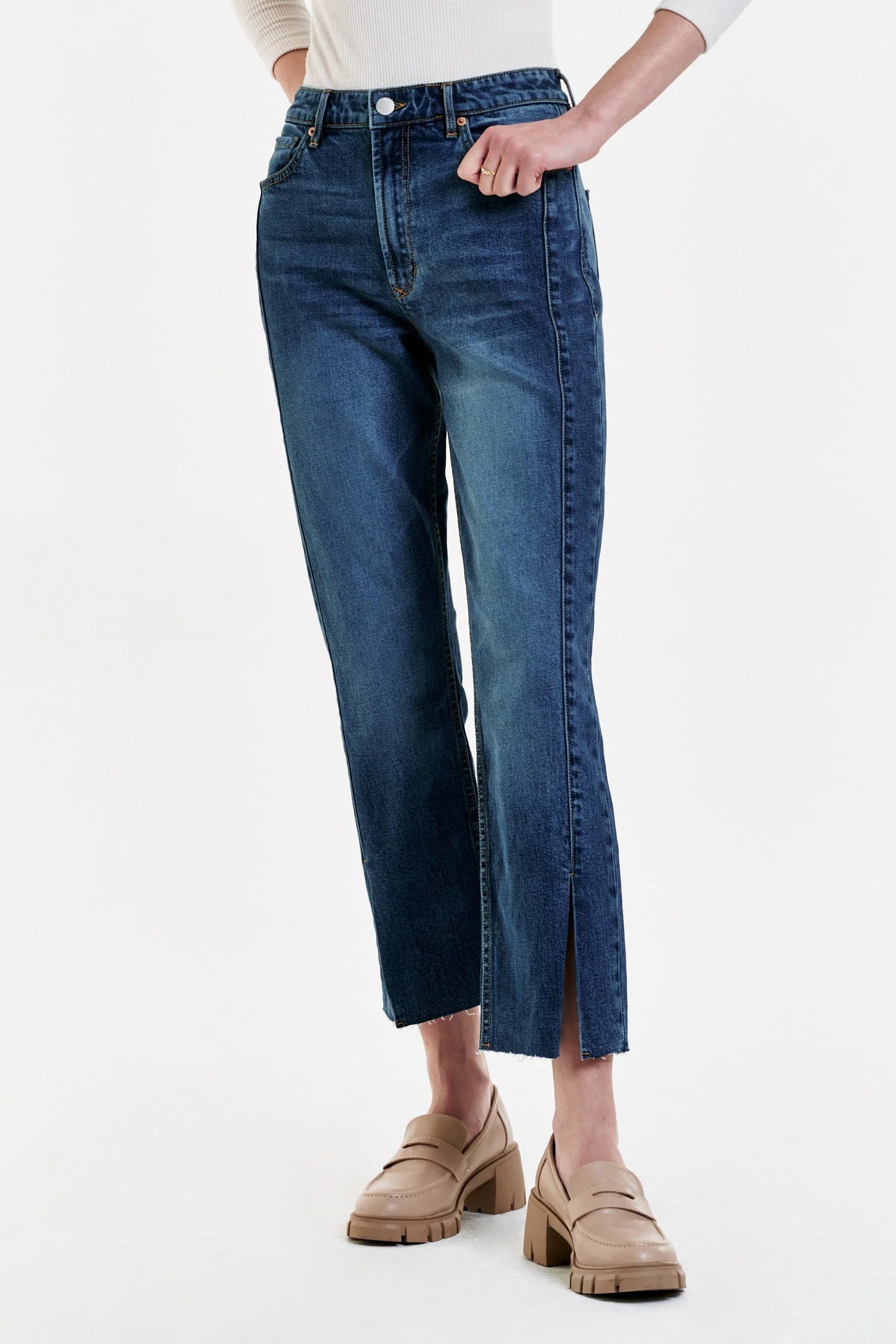 Dear John Denim  Jodi Super High Rise Cropped Straight Jeans – Madisons on  Main