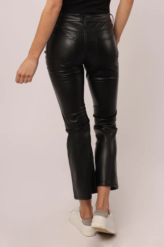 Dear John Denim | Jenna Crop Vegan Leather Pants (Final Sale)