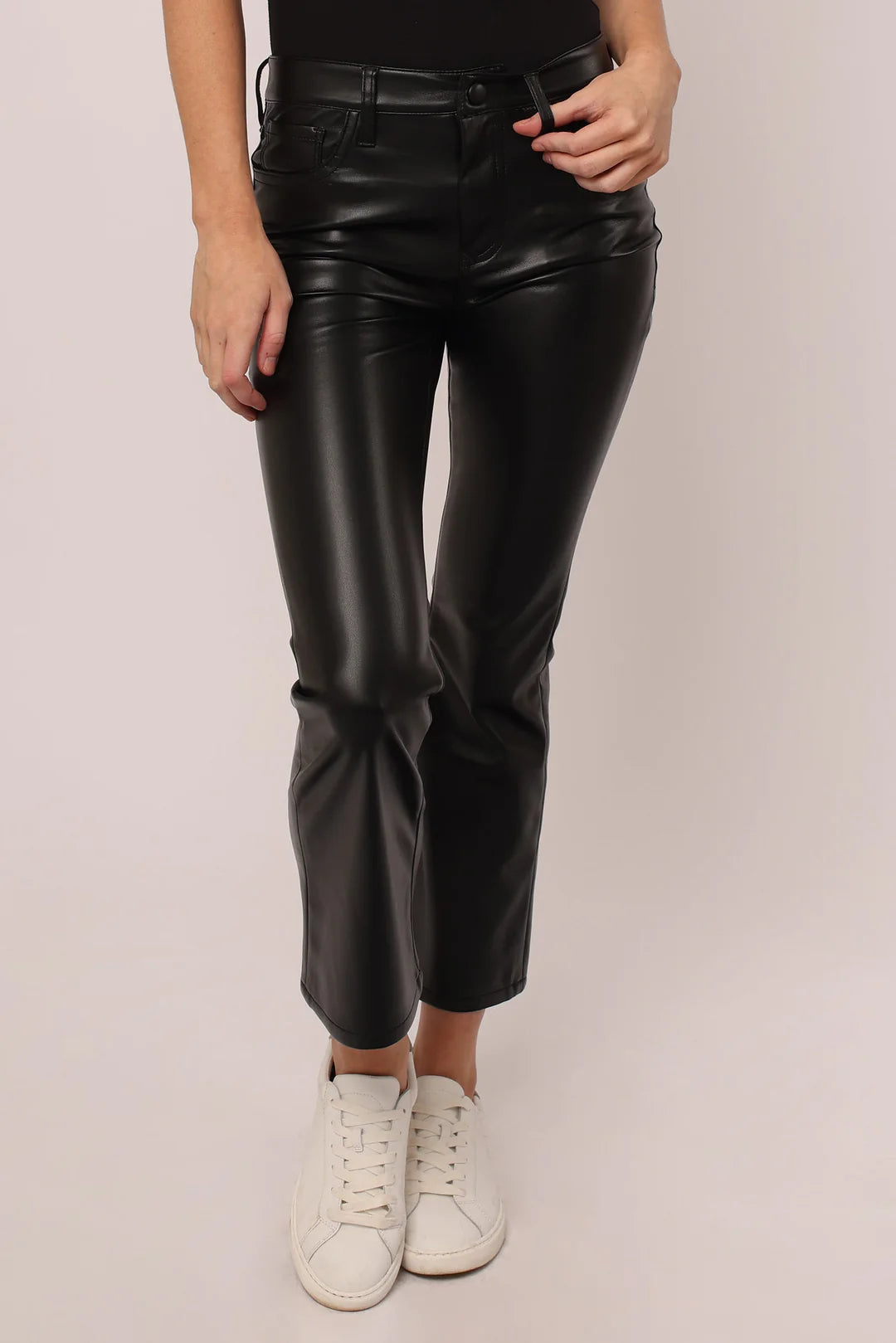 Dear John  | Jenna Crop Vegan Leather Pants (Final Sale)