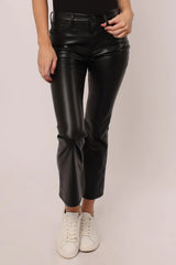 Dear John  | Jenna Crop Vegan Leather Pants (Final Sale)