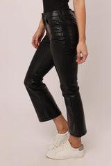 Dear John  | Jenna Crop Vegan Leather Pants (Final Sale)