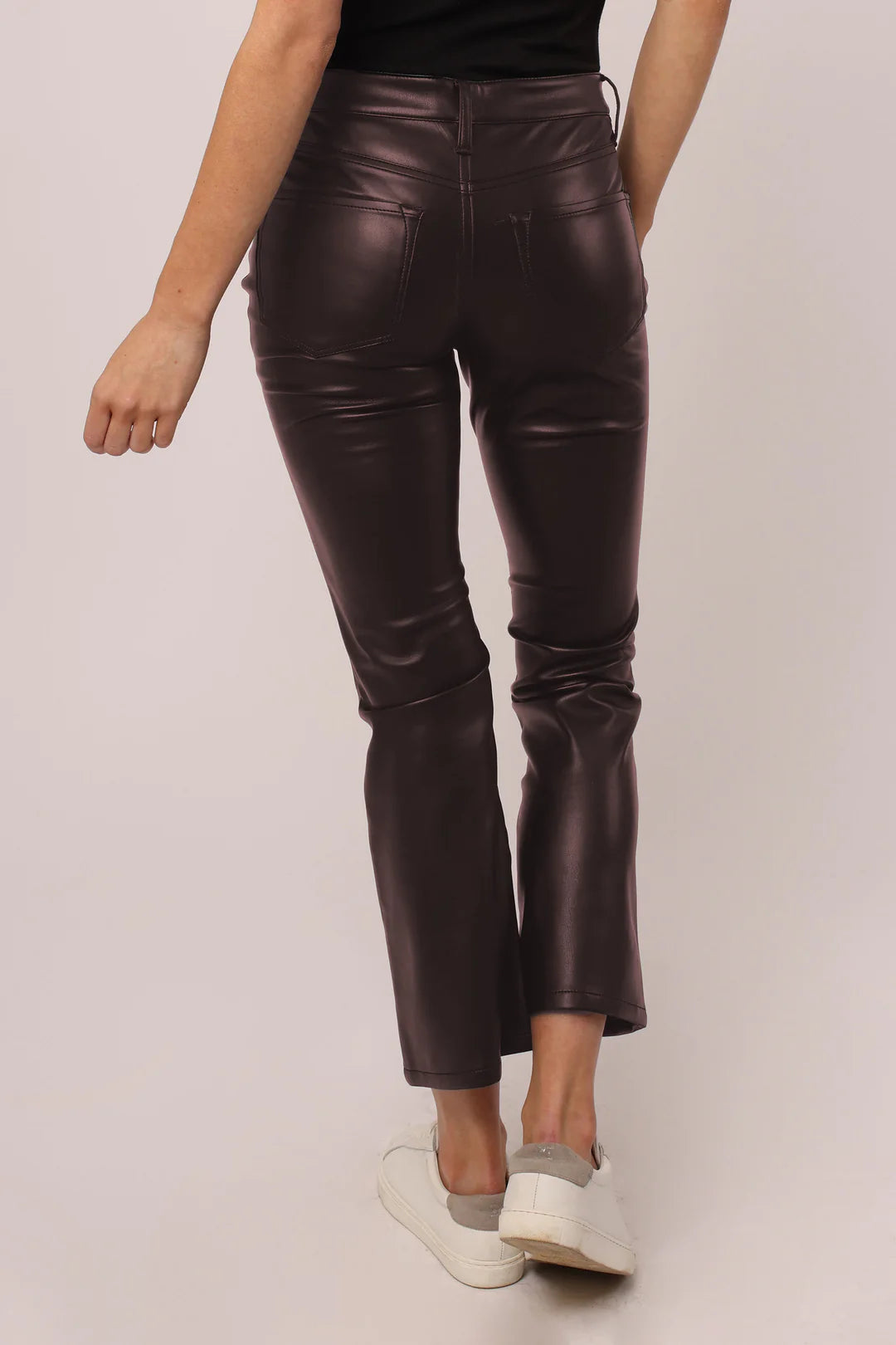 Dear John  | Jenna Crop Vegan Leather Pants (Final Sale)