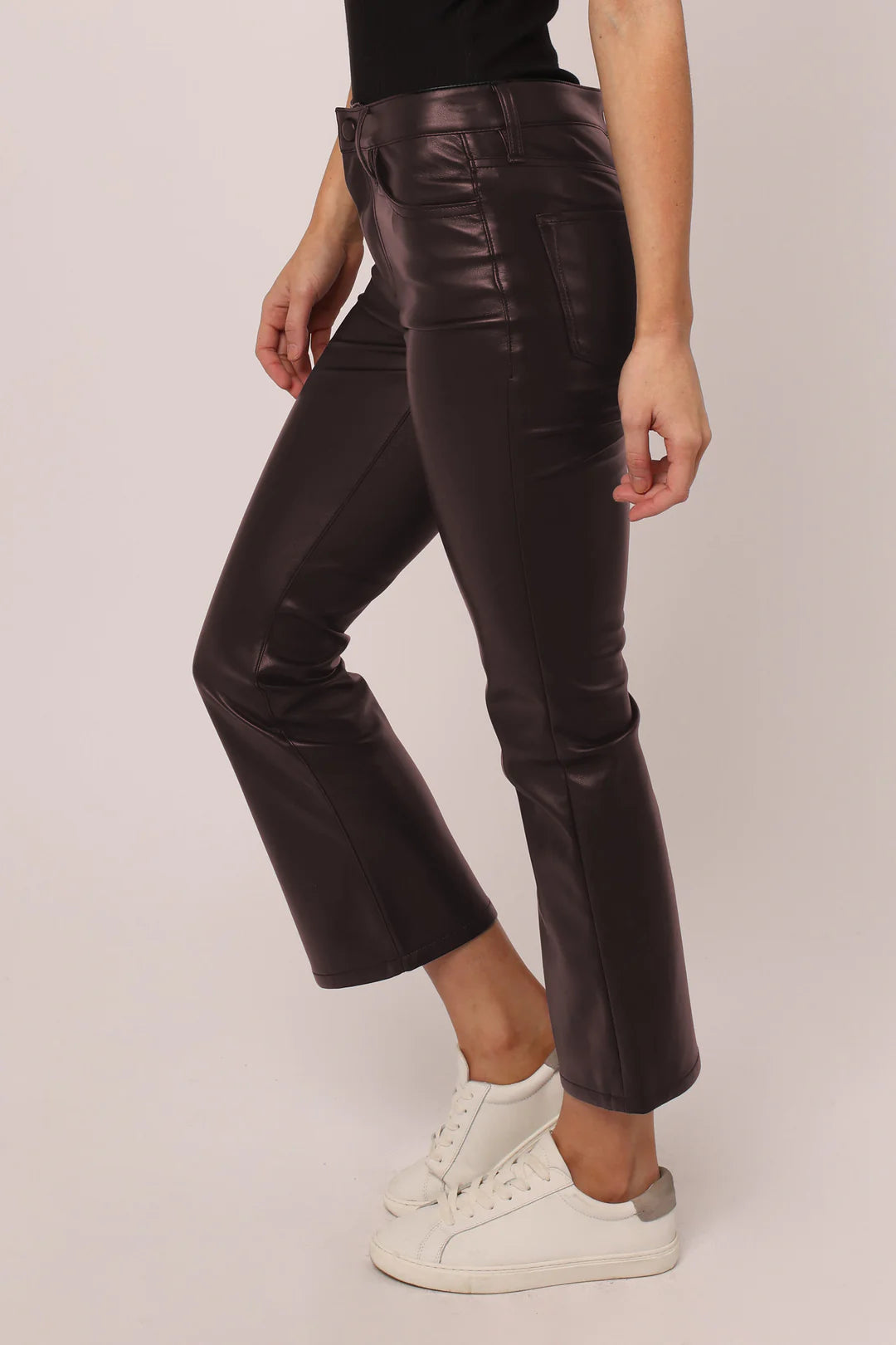 Dear John  | Jenna Crop Vegan Leather Pants (Final Sale)