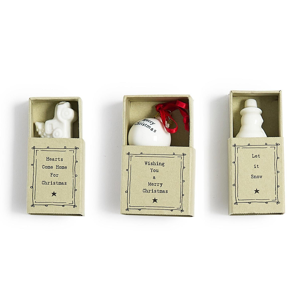 Two's Company | Holiday Matchbox Figurine