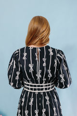 The Black Tie Affair Mini Dress