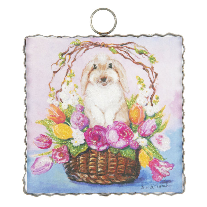 The Round Top Collection | Mini French Lop Basket Print