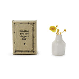 Two's Company | East of India Matchbox Vase with Flowers