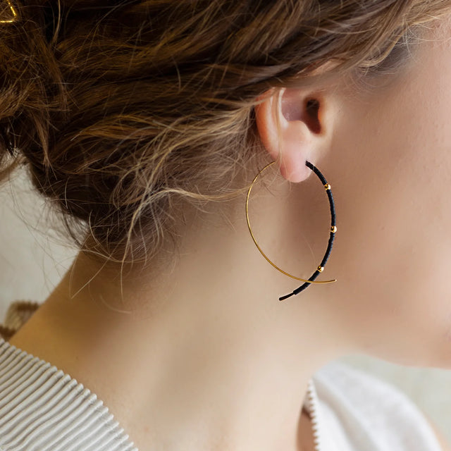 Lenny & Eva | Confetti Earrings-Black