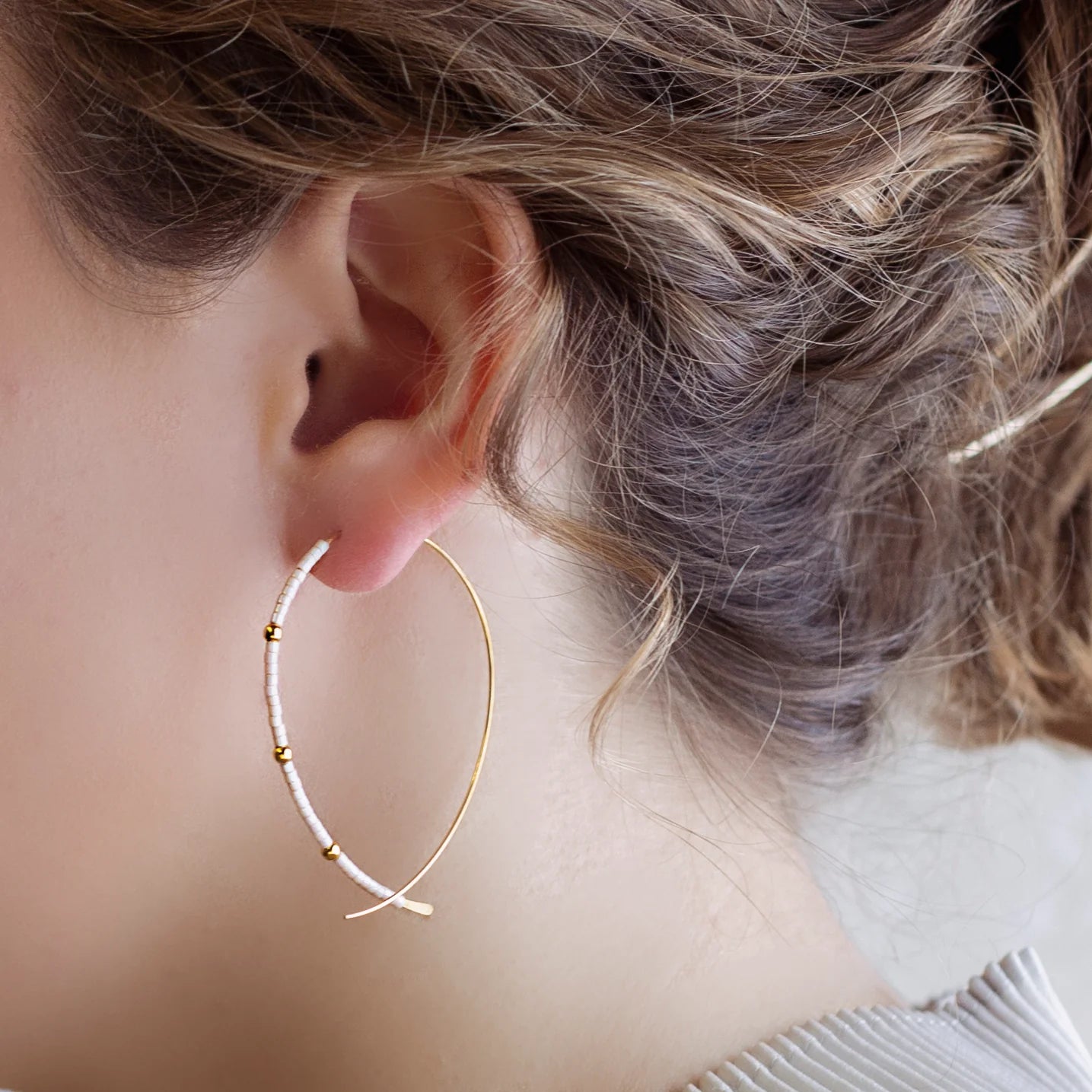 Lenny & Eva | Confetti Earrings-Champagne