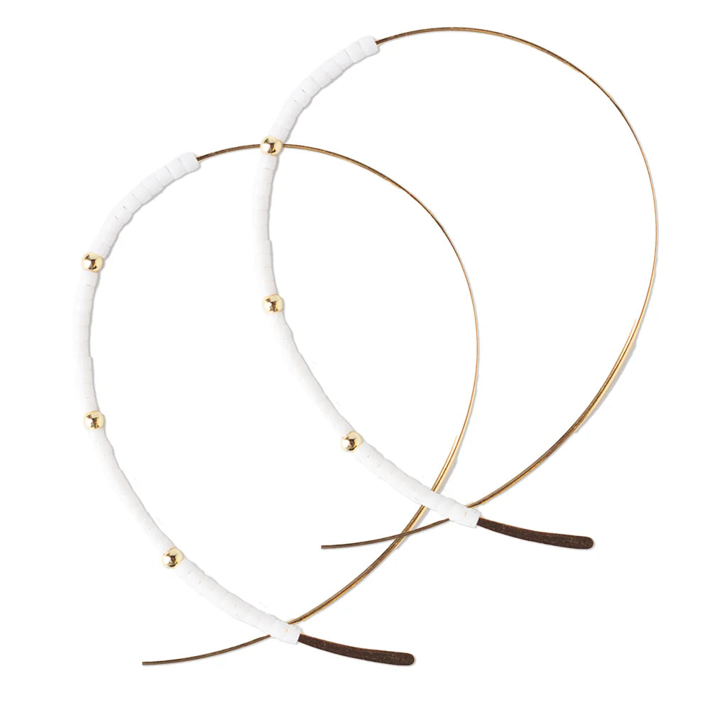 Lenny & Eva | Confetti Earrings-White