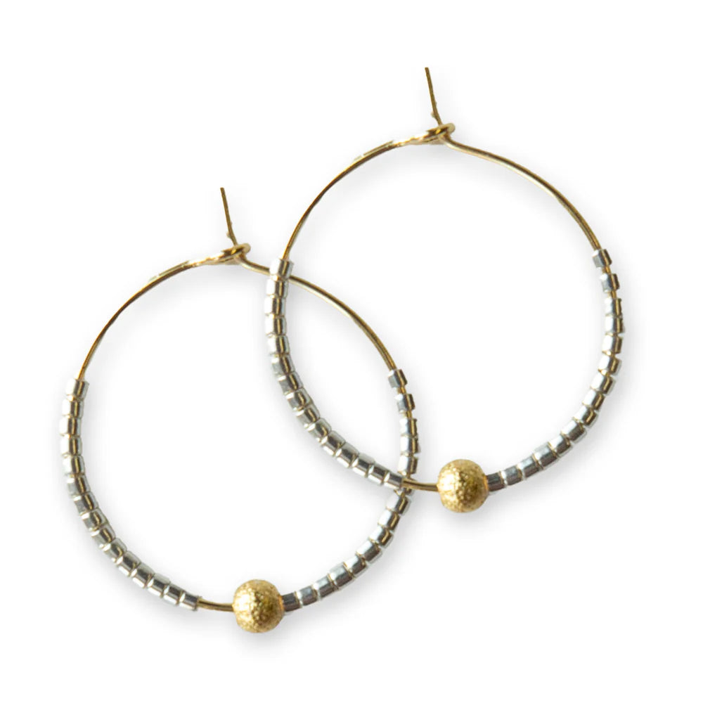 Lenny & Eva | Sprinkles Earrings-Silver