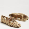 Sam Edelman | Marcie Windowpane Weave Flat - Bleached Beechwood